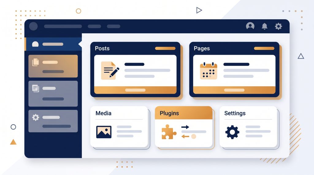 Tableau de bord WordPress : guide clair de l’administration